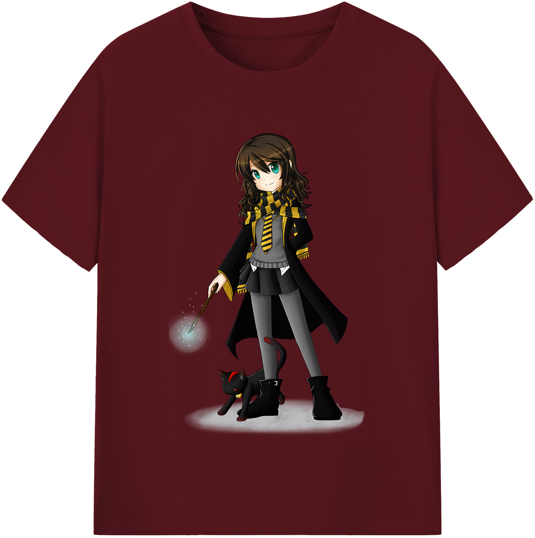 （画像用） Harry Potter ハリー・ポッターシリーズ 綿100％半袖Tシャツ（フロントプリント）